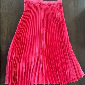 J. Crew Vibrant Coral A-Line Skirt